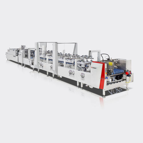 Automatische Klebemaschine - NOVAFOLD series - BOBST - Karton / für Papier / für die Verpackungsindustrie