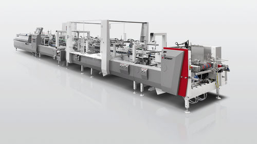Faltmaschine für Karton - VISIONFOLD series - BOBST - automatisch / Schnelllauf