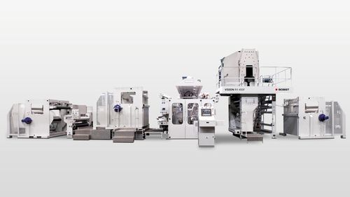 Beschichtungs- und Laminiermaschine / für Papier - VISION RX 400F - BOBST - für Kunststoff-Folien / für Aluminiumfolie / mit Laminierung