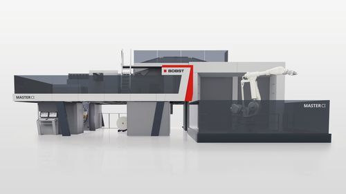Zentraltrommel-Flexodruckmaschine - MASTER CI - BOBST - 8-Farben / 10-Farben / für Kunststoff-Folien