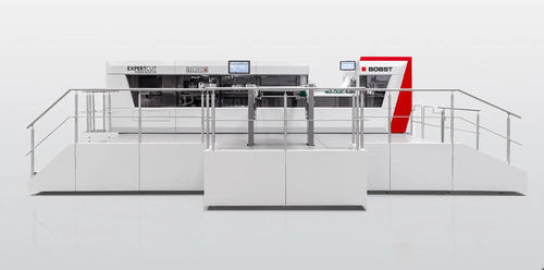Schneidemaschine mit Ausstecher - EXPERTCUT 106 series - BOBST - für Kunststoffe / für Papier / für Platten