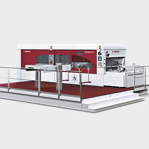 Schneidemaschine mit Ausstecher - EXPERTCUT 1.6 - BOBST - für Papier / für Platten / CNC