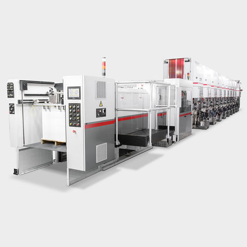 Einzelblatt-Offsetpresse - LEMANIC® DELTA - BOBST - großformatig / Feucht / 8-Farben
