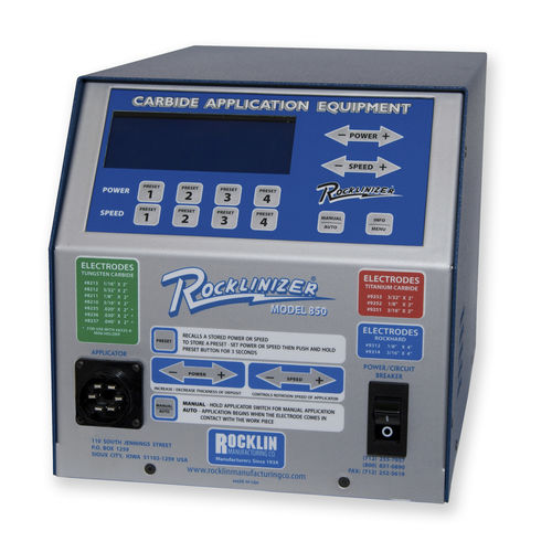 ESD-Auftragsmaschine - Rocklinizer Model 850 - Rocklin Manufacturing - Hartmetall
