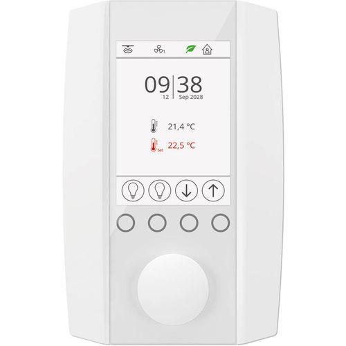 Raum-Kontrolleinheit - NOVOS 7 KNX - Thermokon Sensortechnik - Feuchte / für Ventilatoren / Temperatur