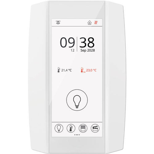Raum-Kontrolleinheit - NOVOS Touch Casambi - Thermokon Sensortechnik - Feuchte / für Ventilatoren / Temperatur