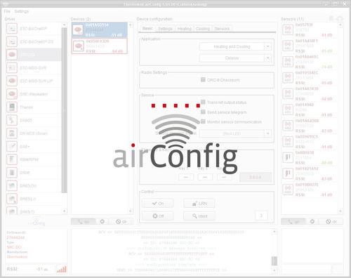 Konfigurationssoftware - airConfig - Thermokon Sensortechnik - Inbetriebnahme / Remote-Management / Messtechnik