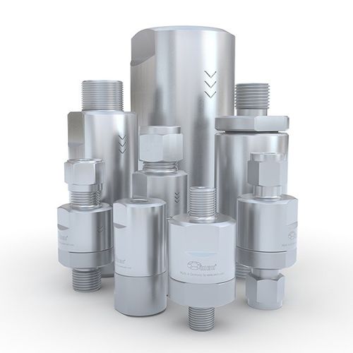 Edelstahl-Rückschlagventil - TVR2-S1 - WEH GmbH Verbindungstechnik - Kugel / Gewinde / für die chemische Industrie