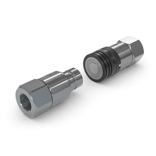 Flat-Face-Kupplung - TRC1-TRN1-S5 - WEH GmbH Verbindungstechnik - hydraulisch / Gewinde / Schnell