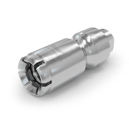Pneumatischer Anschluss - WEH® TW110 - WEH GmbH Verbindungstechnik - Push-to-Lock / Edelstahl / mit Absperrventil