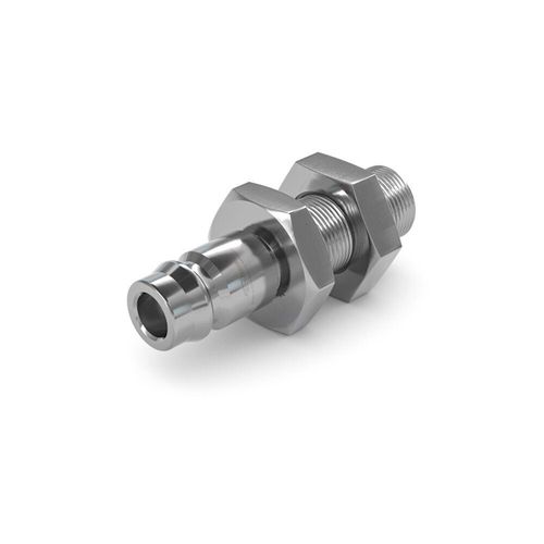Pneumatischer Steckverbinder - TNS12-S1 H2 - WEH GmbH Verbindungstechnik - außen / geräuscharm / für Gas