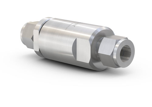 CNG-Rückschlagventil - TVR5 CNG - WEH GmbH Verbindungstechnik - für Tankstellen / für Busse / Edelstahl