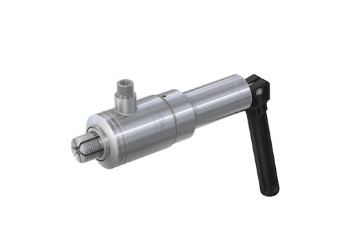 Pneumatischer Anschluss - WEH® TW17 - WEH GmbH Verbindungstechnik - Push-to-Lock / Edelstahl / mit manueller Betätigung