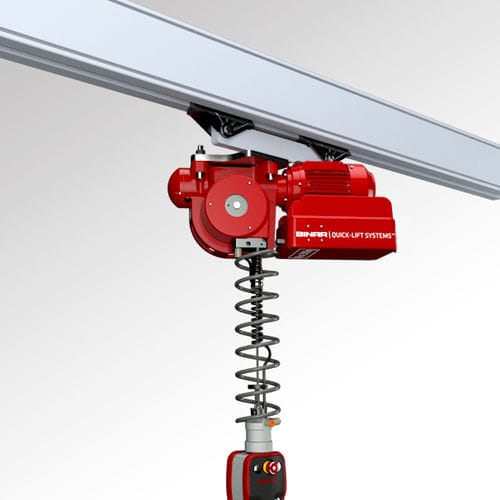 Manipulator mit Schienenaufhängung - Quick-Lift Rail 300i - Binar Handling AB - pneumatisch / mechanisch / servogesteuert