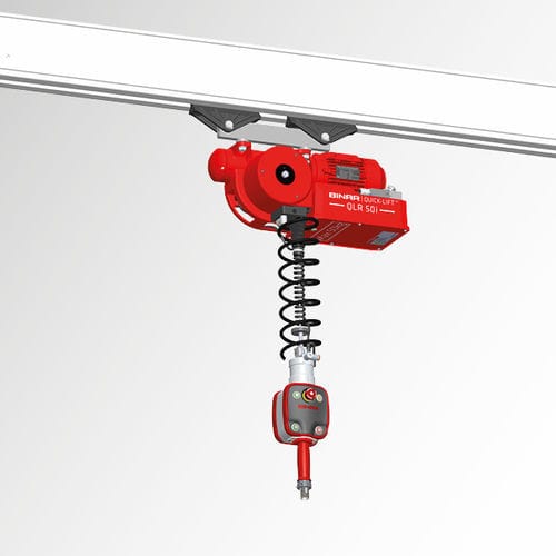 Pneumatischer Manipulator - Quick-Lift Rail 50i - Binar Handling AB - elektrisch / mechanisch / mit Greifsystem