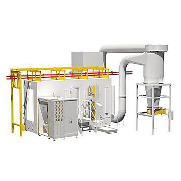 Zyklon-Pulverbeschichtungskabine - MagicPlus® - Gema Switzerland - automatisch / Schnellfarbwechsel