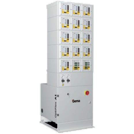 Automatischer Pulverbeschichtungsmaschine - OptiFlex®  - Gema Switzerland