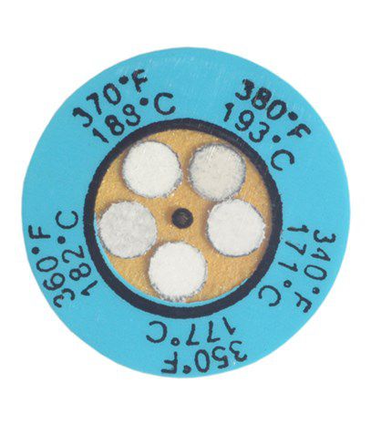 Temperaturanzeiger - Thermax® 5 - Tempil - Etiketten / mit direkter Anzeige / nicht umkehrbar