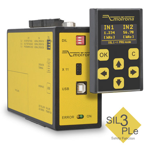 Elektronischer Drehzahlwächter - DS240 SinCos - motrona - mit Analogausgang / Transistor-Ausgang / mit Relais-Ausgang