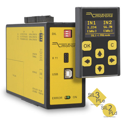 Elektronischer Drehzahlwächter - DS250 A/B - motrona - Inkremental-Eingang / mit Analogausgang / Transistor-Ausgang