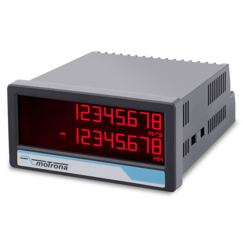 2-Kanal-Anzeiger - MX350 touchMATRIX® - motrona - Position / Geschwindigkeit / Frequenz