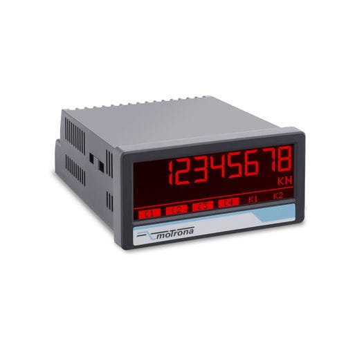 Temperaturanzeiger - DM350 - motrona - Kraft / mit LED-Display / mit Touchscreen