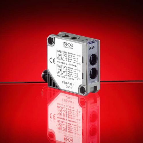 Optoelektronischer Sensor / Typ Reflex - FTQSP series - AECO - rechteckig / Infrarot / Kunststoff