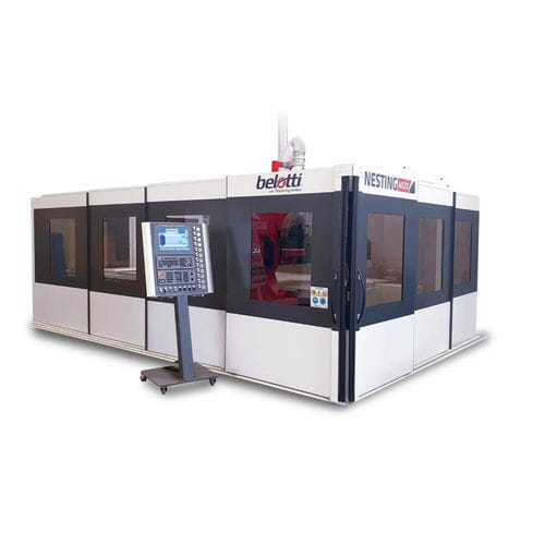 CNC-Bearbeitungszentrum / 3-Achs - NESTING  - Belotti SpA - vertikal / für Leichtmetall / für Kunststoff