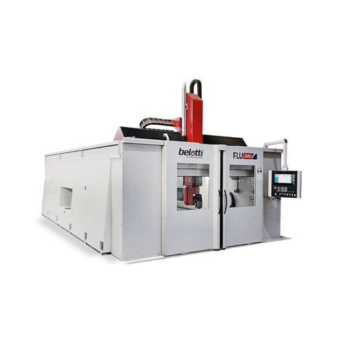 CNC-Bearbeitungszentrum / 5-Achs - FLU - Belotti SpA - vertikal / für Leichtmetall / für Verbundstoffe