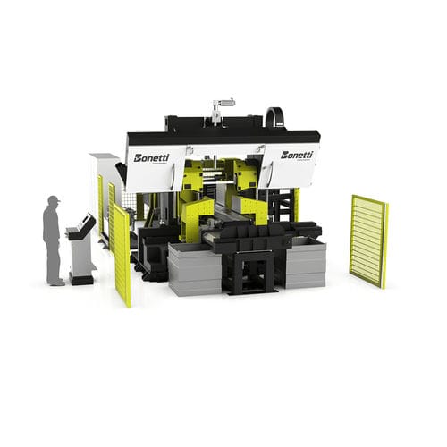Bandsäge - EVO LINE - BONETTI Cutting Solutions - für Aluminium / automatisch / Hochgeschwindigkeit