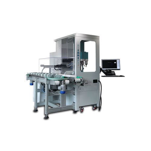 CNC-Bearbeitungszentrum / 5-Achs - QUBE LENSES - BIEMMEPI SISTEMI - vertikal / Schneid / hohe Produktivität
