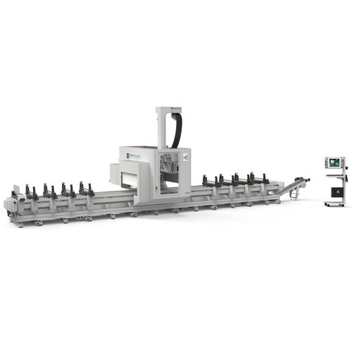 4-Achs-Bearbeitungszentrum - AXEL 4 - Fom Industrie Aluminium Working Machinery - vertikal / für Stahl / für Aluminium