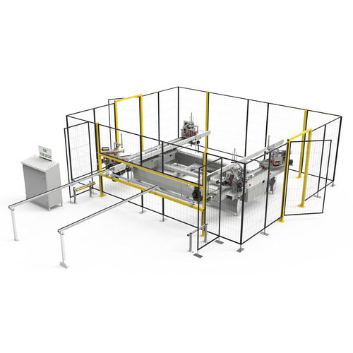 4-Kopf-Eckverbindungspresse - EVER THETA - Fom Industrie Aluminium Working Machinery - für Aluminiumprofile / automatisch / elektrohydraulisch