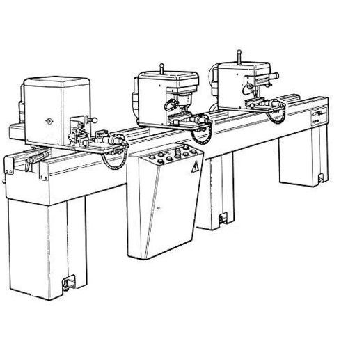Elektropneumatisches Bohrzentrum - GEMINI - Fom Industrie Aluminium Working Machinery - CNC / für Profile