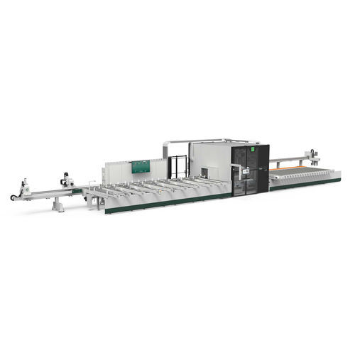 Automatische Bearbeitungs- und Schneidanlage - LMX2 650 - Fom Industrie Aluminium Working Machinery - für Profile / Mehrspindel