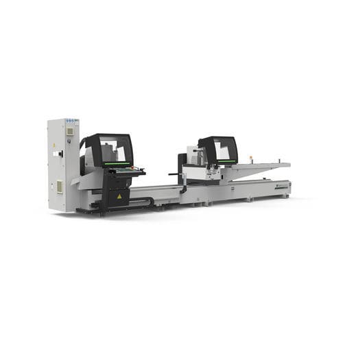 Rundmesser-Schneidemaschine - ALVA 55 - Fom Industrie Aluminium Working Machinery - für Metall / Zweikopf / Hochlöffel