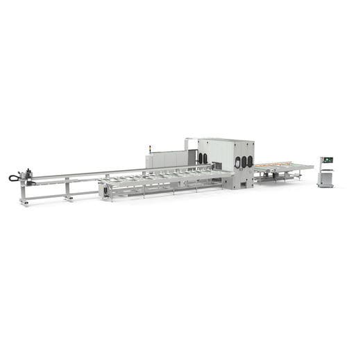 Rundmesser-Schneidanlage - LT 65 - Fom Industrie Aluminium Working Machinery - für Aluminium / Profil / digital gesteuert