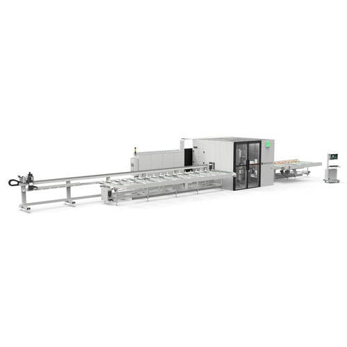 Bearbeitungs- und Schneidanlage / für Profile - LMT 65 - Fom Industrie Aluminium Working Machinery - Mehrspindel / automatisch / CNC