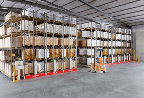 Picking-Regal - COMPATTA - ICAM SPA - Warenlager / für die Lebensmittelindustrie / Mehrplatz