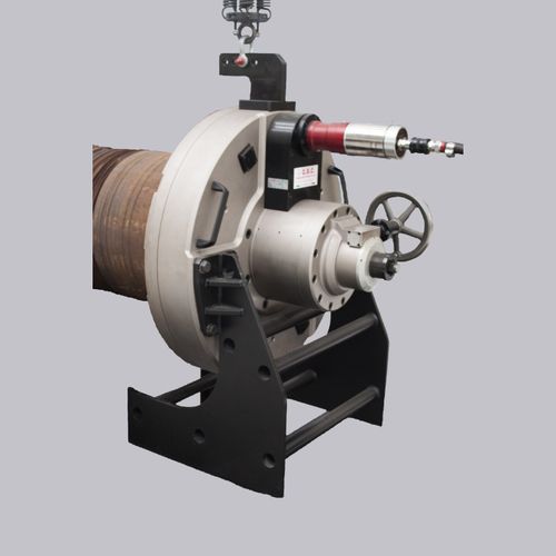 Pneumatische Kantenfräsmaschine - HYPERMAXI 20_40 series - G.B.C. INDUSTRIAL TOOLS - hydraulisch / mobil / für Rohrenden