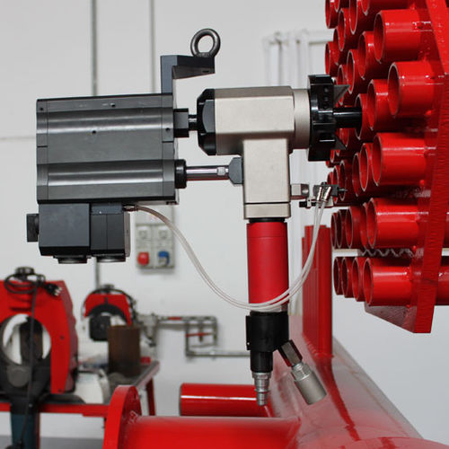 Pneumatische Kantenfräsmaschine - BOILER 1-4 AUTO - G.B.C. INDUSTRIAL TOOLS - tragbar / für Rohrenden / automatisch