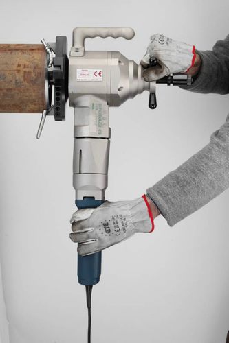 Elektrische Kantenfräsmaschine - Superboiler T5 series - G.B.C. INDUSTRIAL TOOLS - pneumatisch / tragbar / für Rohrenden