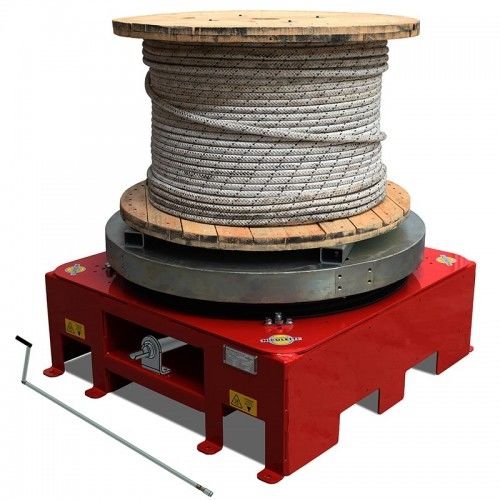 Kabeltrommelabwickler - SVI/30 - MECCANICA NICOLETTI - manuell / mit Achse