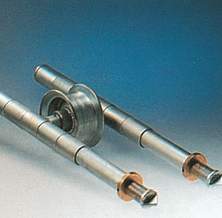 Walze für Kabel - M-10-3-5 - MECCANICA NICOLETTI - waagerecht betrieben / galvanisiertem Stahl
