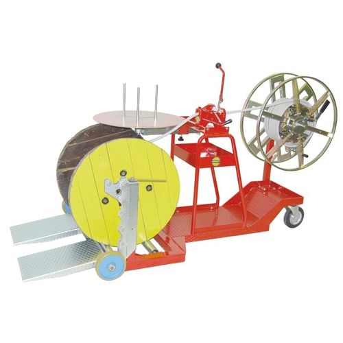 Wickelmaschine für Kabel - ASB-1 - MECCANICA NICOLETTI - für Spulen / manuell / mobil