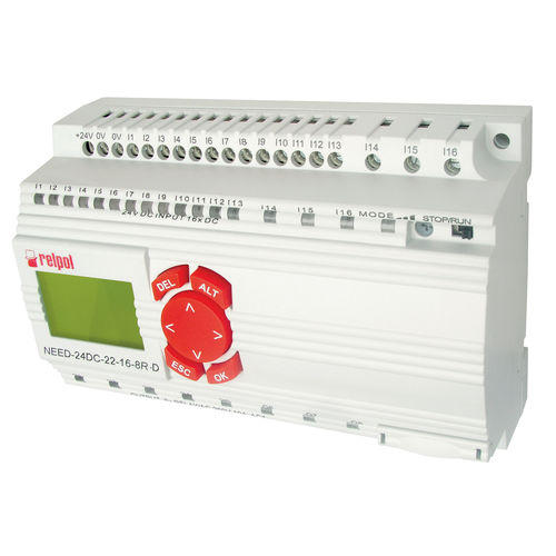 Programmierbares Relay / DIN-Schiene - NEED-22-16-8R-D series - RELPOL - 16 E / 8 A / Relaisausgang