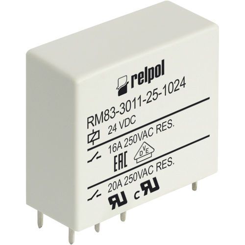 Elektromechanisches Relais / 24 VDC - RM83 series - RELPOL - 12 VDC / 6 V DC / 48 VDC
