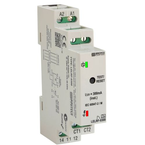 Fehlerstromschutzrelais - LELRF-0300 - Broyce Control - 1NO/NF / AC / für DIN-Schiene