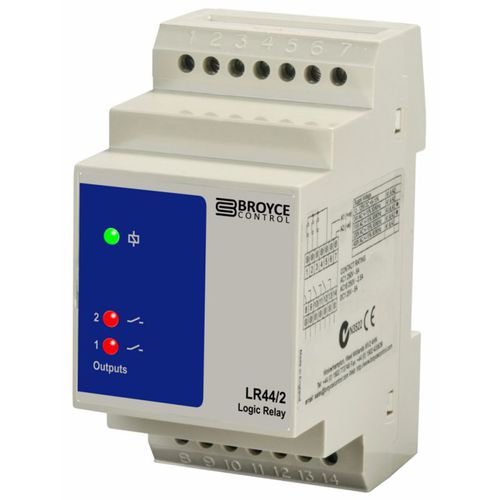2NO-Überwachungsrelais - LR44/2 - Broyce Control - AC/DC / Motor / für Generator