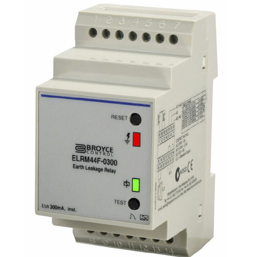 Fehlerstrom-Kontrollrelais - ELRM44F-0030 - Broyce Control - dreiphasig / DC / für DIN-Schiene